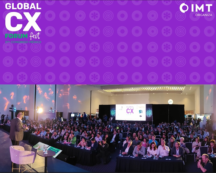 Global CX Forum Fest, realizado de 13 a 15 de Março no México